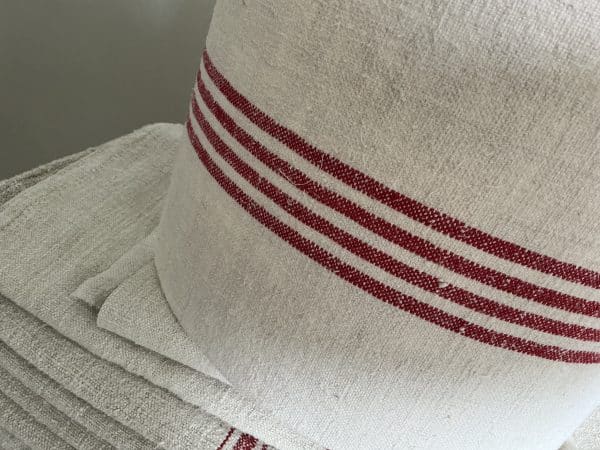 Large drum lampshade red stripe - Image 2